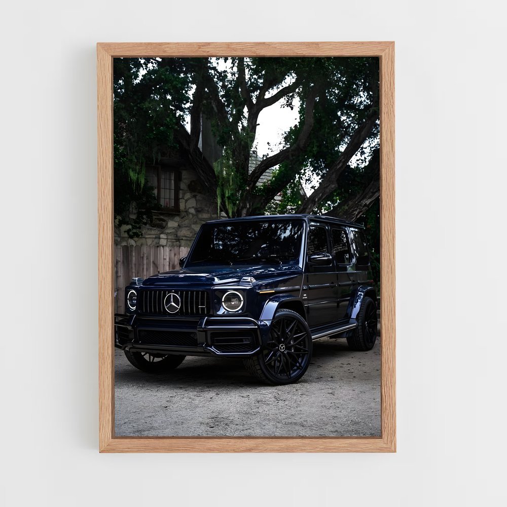 Poster G63 Blue Majesty – affiche Mercedes (vue 4)